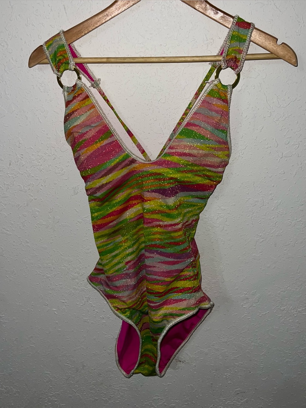Becca by Rebecca Virtue Awaken One Piece Swimsuit Size Large.